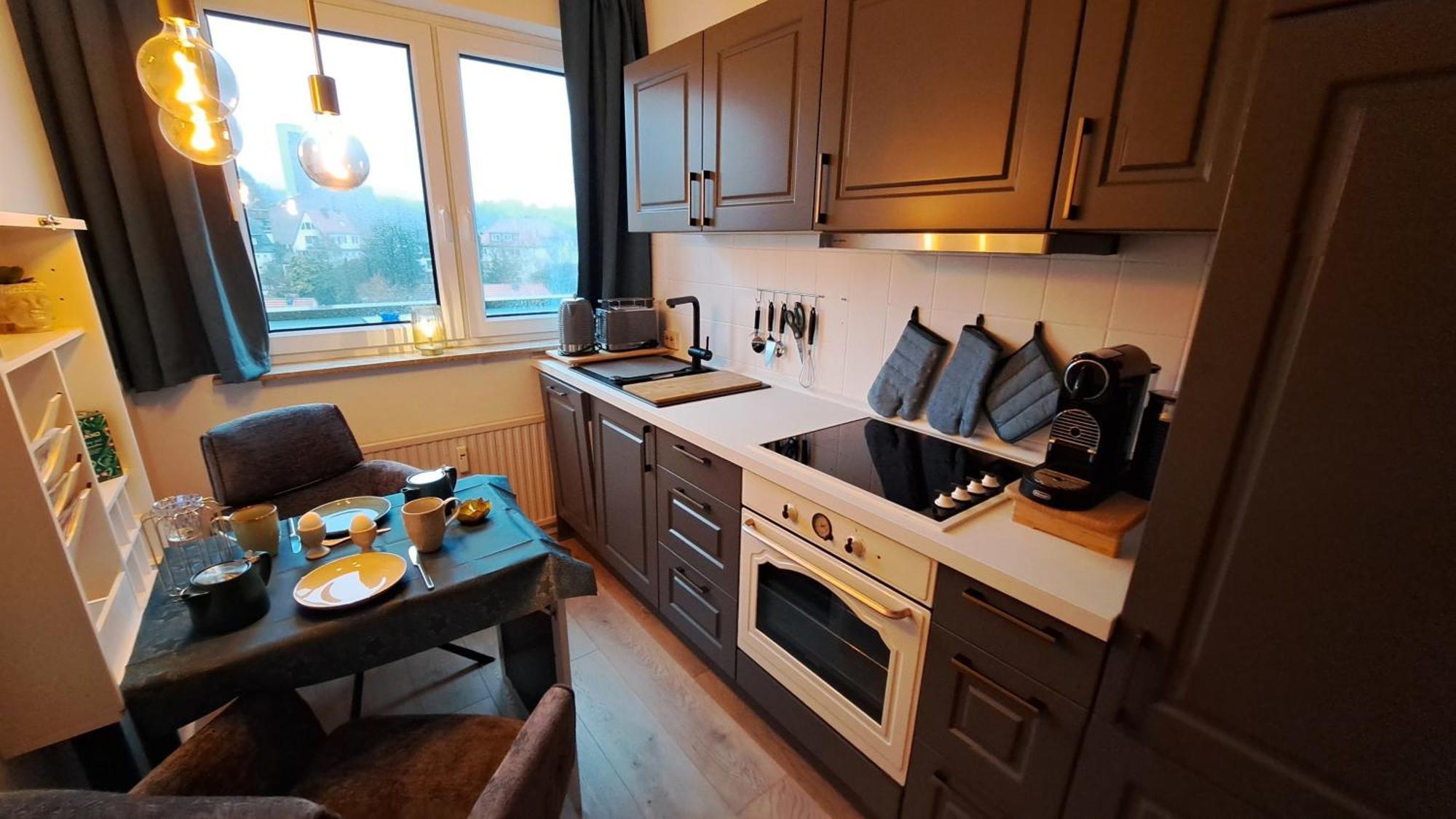 Das Kleine Penthouse Mit Kamin บัดซัคซา ภายนอก รูปภาพ